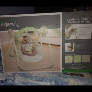 Ingenuity Soothe n’ Delight portable swing